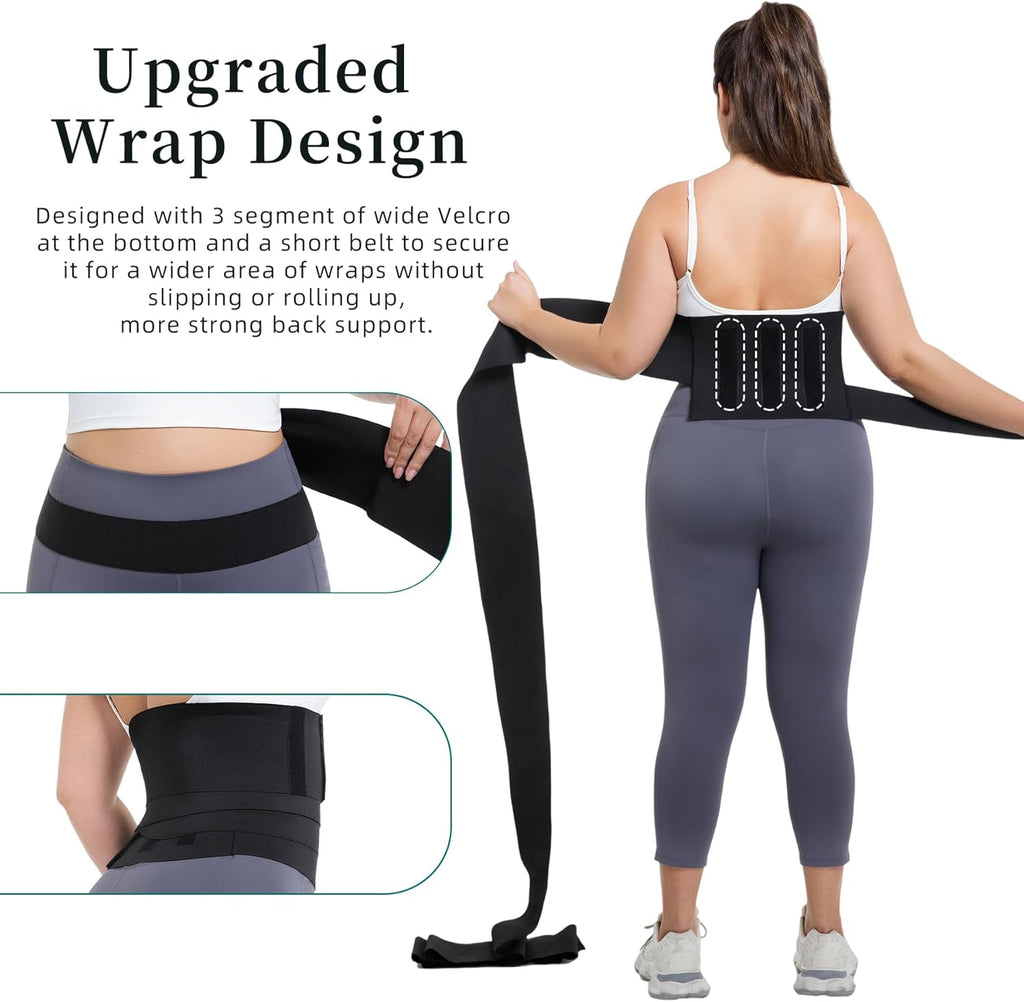 Skiennix Waist Trainer for Women - Plus Size 2025 Upgrade for Long Torso & Adjustable Comfort