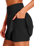 CADMUS 2-in-1 5'' Workout Shorts with Phone Pockets – Black