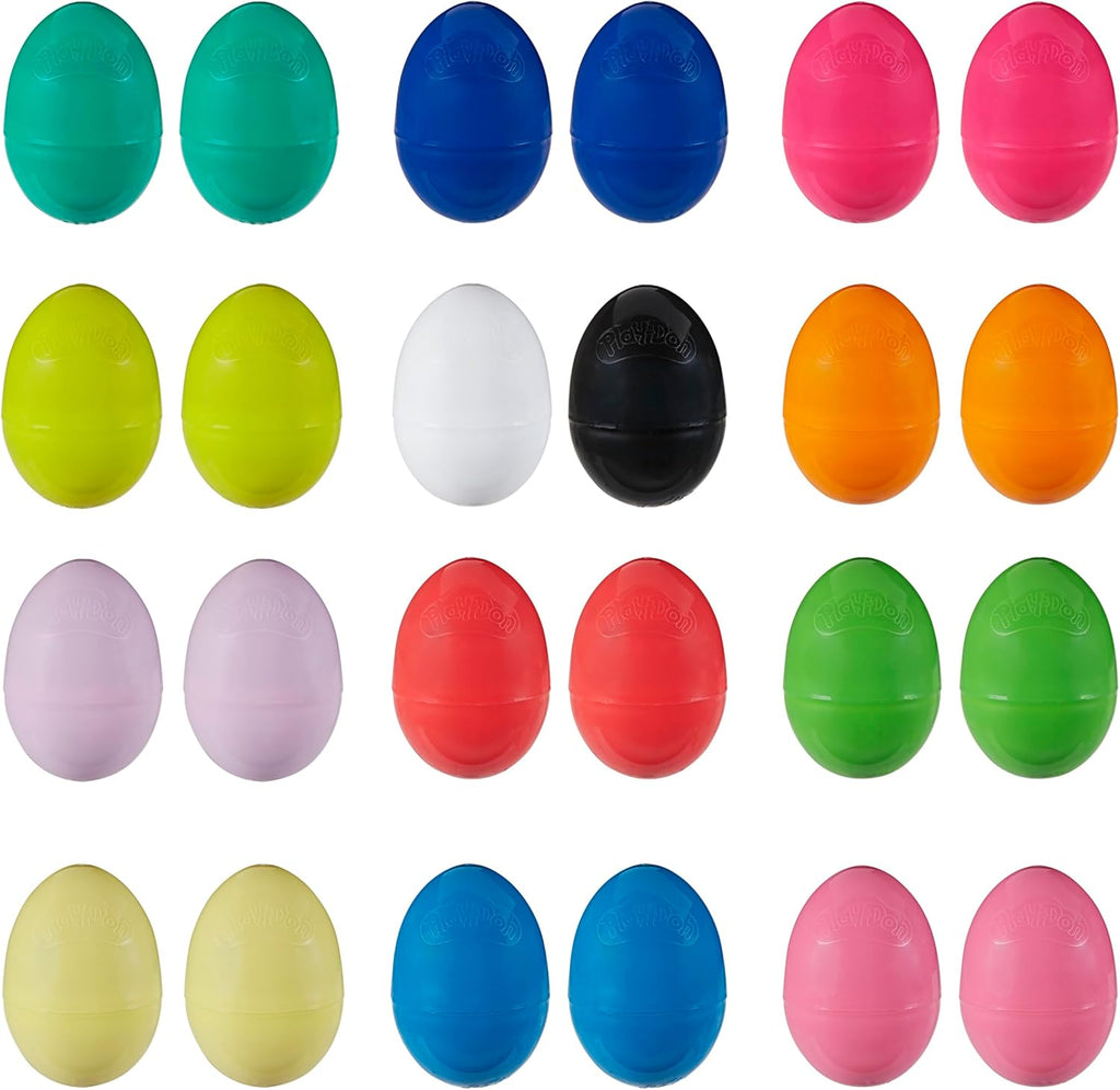 Play-Doh | 24-Pack Dinosaur & Dragon Egg Hunt Toys - Fun Modeling Compound for Kids Ages 2+
