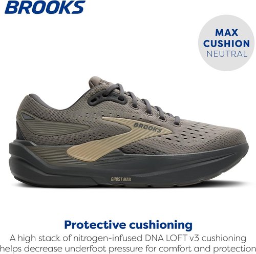 Brooks Ghost Max 3 - Men's Neutral Running & Walking Shoes for Ultimate Comfort
