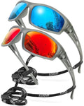 AWGSEE Polarized Sports Sunglasses for Men 100% UV Protection Wrap Around Unbreakable Sun Glasses for Fishing Driving