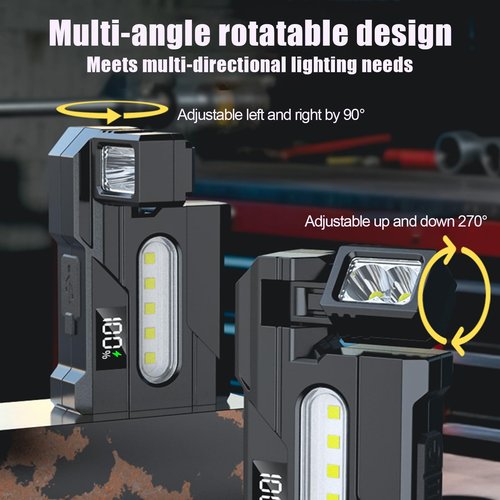HOSYH G5 Flashlight,Ultra-Compact 800 Lumens Rechargeable EDC Flashlight, Powerful LED G5 Flash Light for Everyday Carry & Outdoor Use,1200mAh