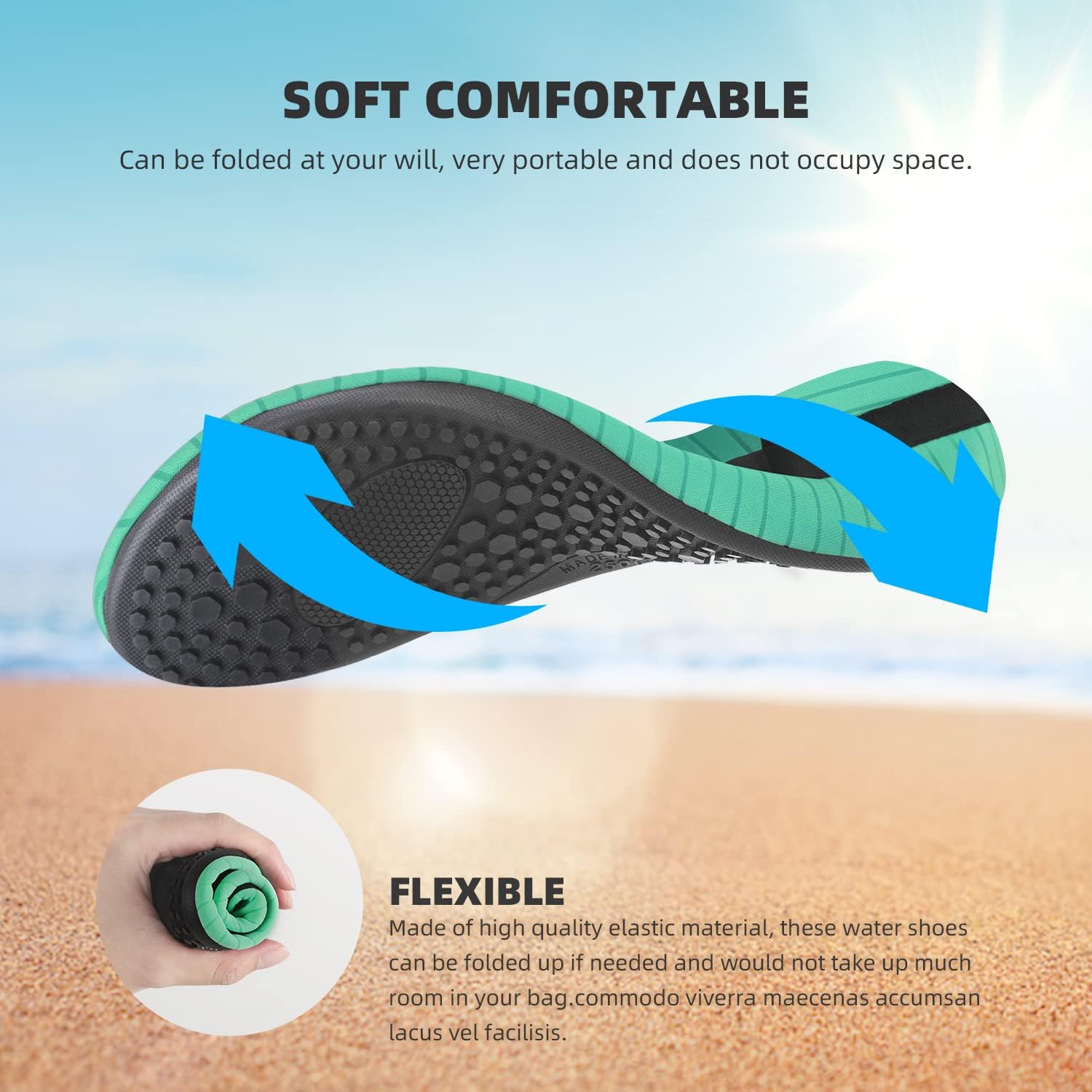 Skiennix Water Shoes - Quick-Dry Aqua Socks for Beach & Pool | Adult & Youth Sizes Available