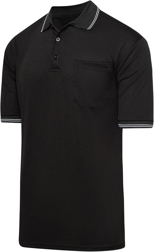 Murray Sporting Goods Short Sleeve Polo Umpire Shirt - Perfect Fit for Chest Protector