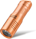 MecArmy X3S Handheld Mini EDC Flashlight - 130 Lumens Portable Rechargeable Keychain Torch | Waterproof Copper