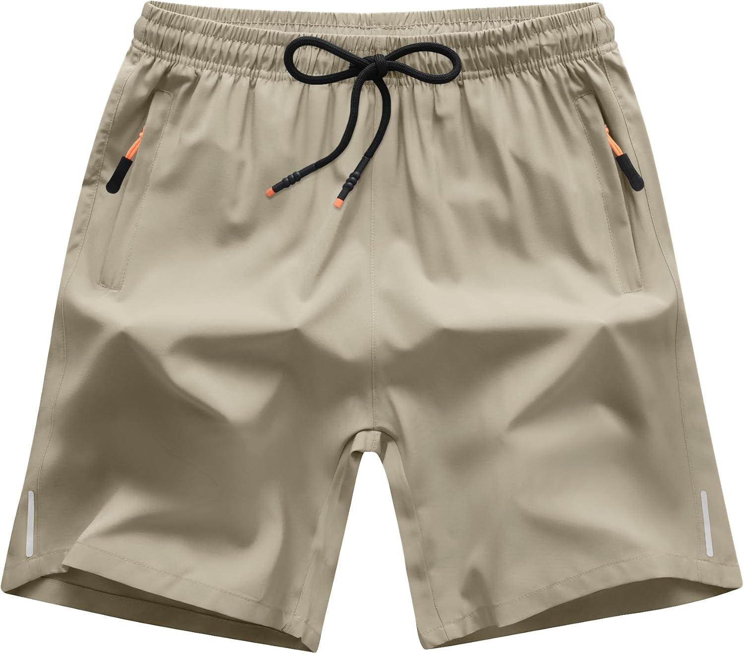 Skiennix Boys Athletic Running Shorts - Quick Dry Fabric with Zipper Pockets | Comfortable Fit