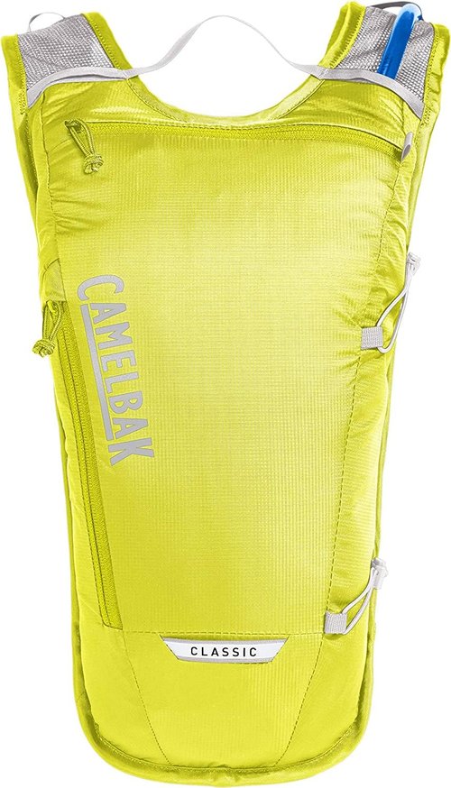 CamelBak Classic Light Bike Hydration Pack Safety Yellow/Silver, 70oz