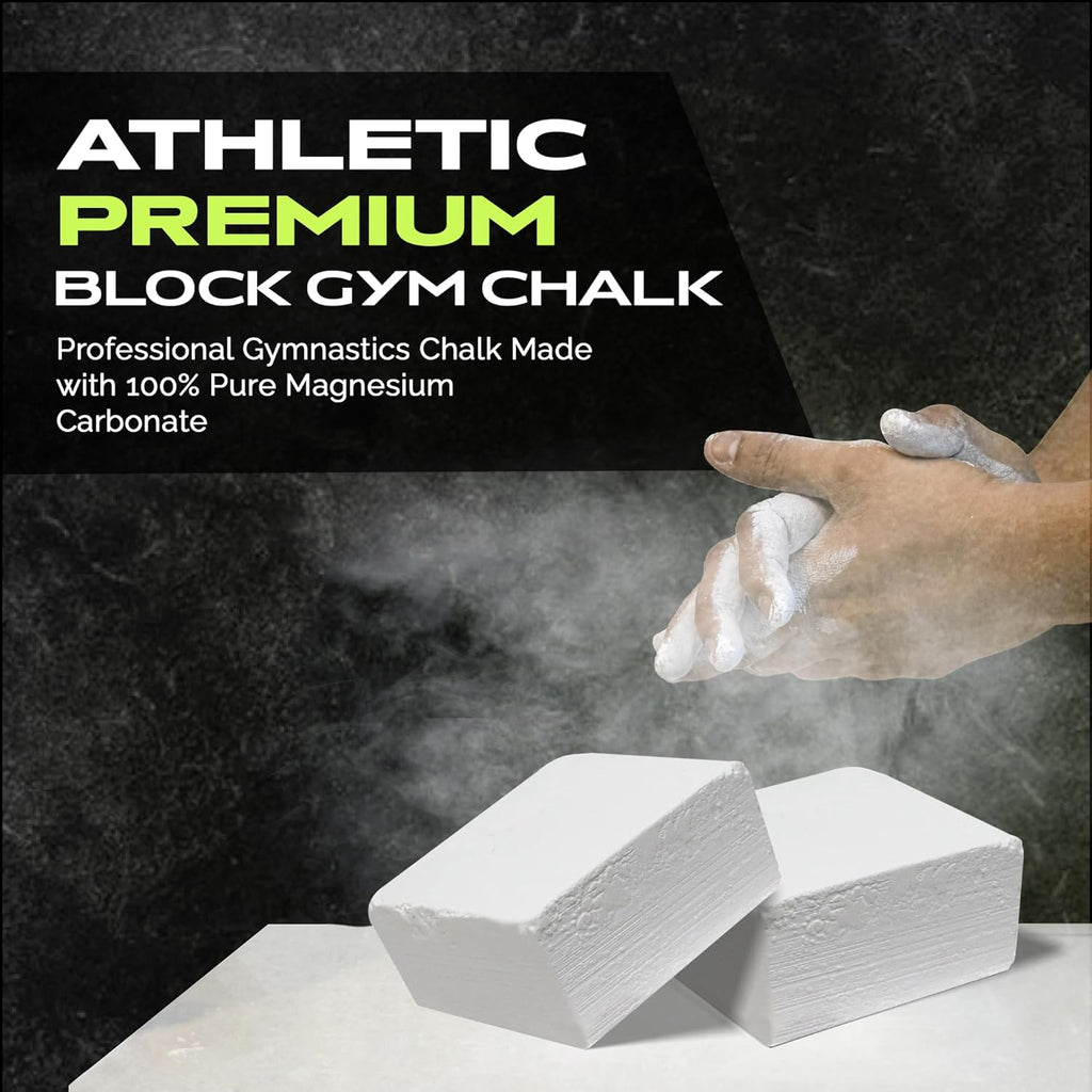Rage Fitness Gym Chalk Block - 2oz Magnesium Carbonate for Superior Grip | Ideal for Weightlifting & Climbing