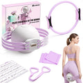LOEUO at Home Pilates Kit for Women, Pilates Equipment for Home Workouts, Adjustable Resistance Pilates Ball and Ring Set for Exercise