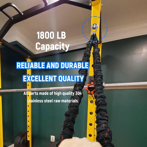 GGTE Band Pegs for Power Rack, Power Rack Attachments for Resistance Bands, O-Ring Attachment for Power Rack, Do Allkinds of Resistance-Band Workouts with Powerrack (2 Pack)