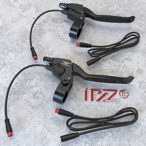 1PZ EB1-X02 Durable Waterproof 2 pin Connector 2 Wires Left & Right Electronic Brake Lever Accessories for Electric Bicycle E-Bike Scooter (1 Pair)
