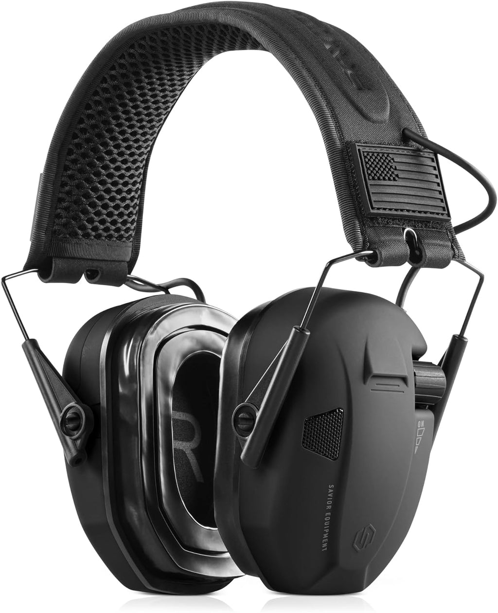 Savior Equipment Apollo Electronic Earmuffs - Noise Cancelling Headset with Gel Ear Pads, 24dB NRR