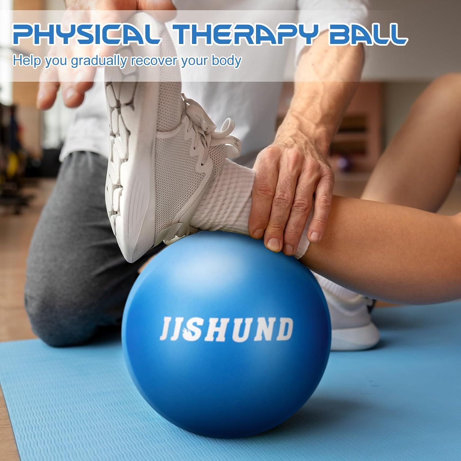 Pilates Ball - 9 Inch Mini Soft Exercise Ball for Home Gym Yoga & Core Training | Includes Workout Guide
