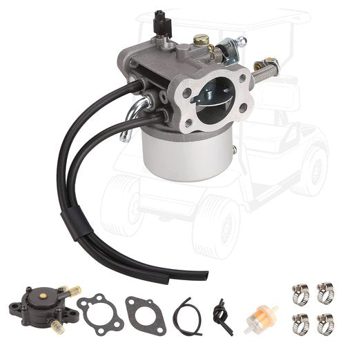 10L0L Golf Cart Carburetor Fuel Pump Kit for 1991+ EZGO TXT Marathon Medalist Freedom ST 4-Cycle Models with 295cc Engines OEM# 26645-G01 26645-G03 72840-G01 26726-G01 26727-G01 72558-G02 603901 17553