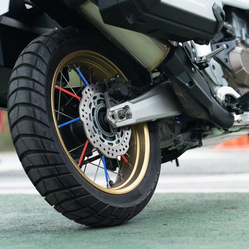 HARFINGTON 36pcs Bike Reflective Spoke Skins 0.2" Plastic Bicycle Spoke Reflectors Spoke Covers Trim Wrap Wheel 360°Visibility for Road Mountain Bike Motorcycles Decoration, Blue