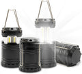 ATack LED Camping Lantern - Portable Battery-Powered Flashlight | 4-Pack for Emergencies & Outdoor Use