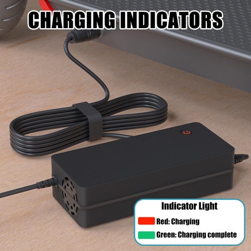 New Upgrade 24V 5A Battery Charger with Fan Cooling 3-Pin Male XLR Connector Compatible with Pride Mobility, Jazzy Power Chairs, Drive Medical, Golden Technologies, ShopRider