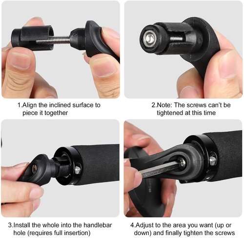 Bike Mirror Rotatable and Adjustable Wide Angle View