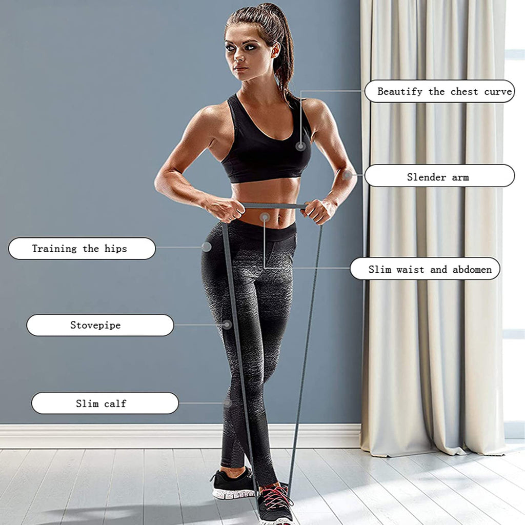 SUWEI Resistance Exercise Band for Legs or Buttocks, Suitable for Women/Men Sports, Yoga Elastic Band Stretching Resistance Fitness Exercise at Home or Gym