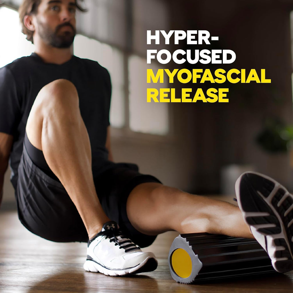 TRX Training Rocker Myofascial Release Roller - Neck & Back Massage Foam Roller, 13 Inches