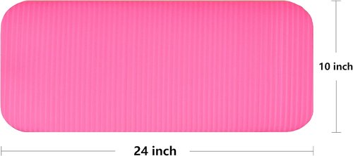Fitvids Yoga Mat - Extra Thick 1/2-Inch High Density Anti-Tear with Knee Pad & Carrying Strap | Multiple Colors Available