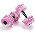 Aquatic Exercise Dumbbells, Water Dumbbells, 2PCS Foam Barbells for Men Women Water Workouts (Pink+White)