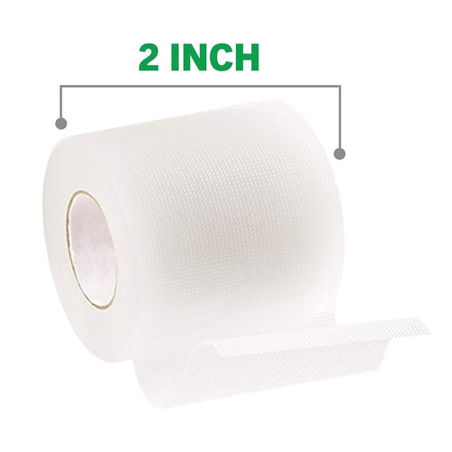 Nexcare Flexible Clear Tape - Waterproof Medical Tape for Secure Dressings | 1 In x 10 Yds, 2 Rolls
