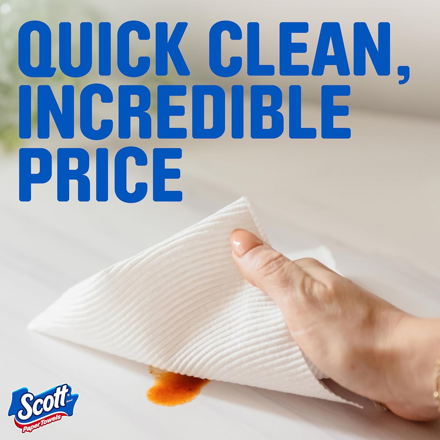Scott Paper Towels - Choose-A-Sheet Design | 6 Double Rolls (12 Regular Rolls, 108 Sheets Each)