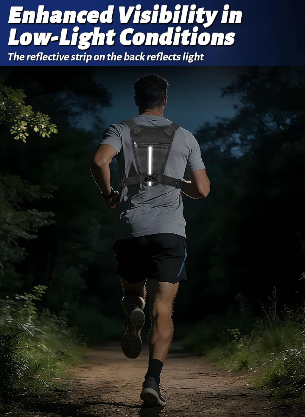 Skiennix Chest Bag - Lightweight Utility Running Pack with Phone Holder for Sports | Unisex Design