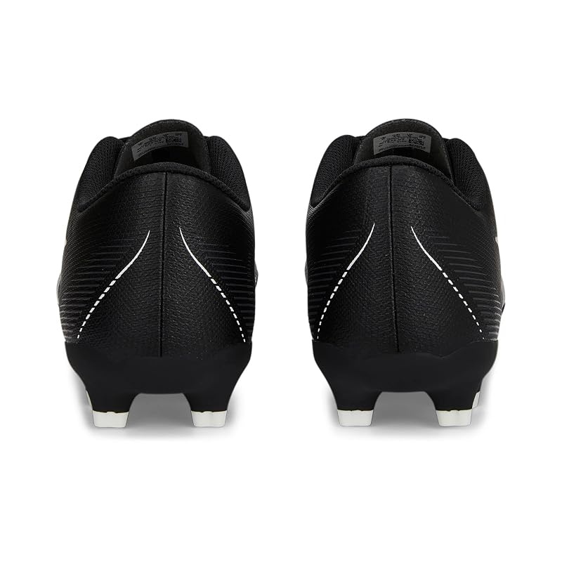 PUMA Ultra Play Firm Ground Soccer Cleats - Black/White, Size 7