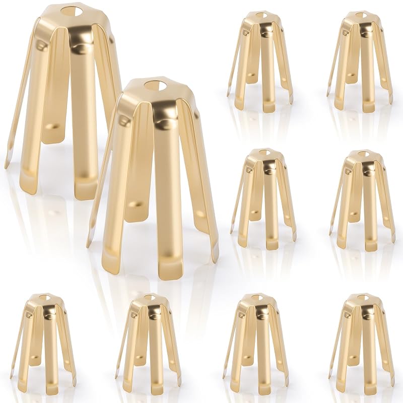 Brass Golf Shaft Adapters Set – 10 Pieces Universal Shims for .335/.350/.355/.370 Shafts