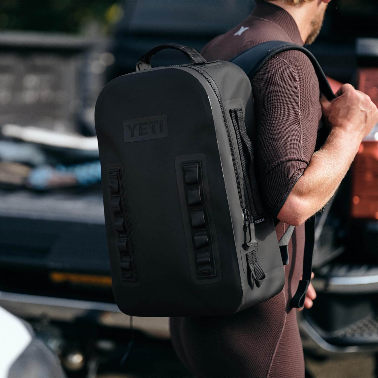 YETI Panga 28 Waterproof Airtight Submersible Bag - Durable Black Design for Outdoor Adventures
