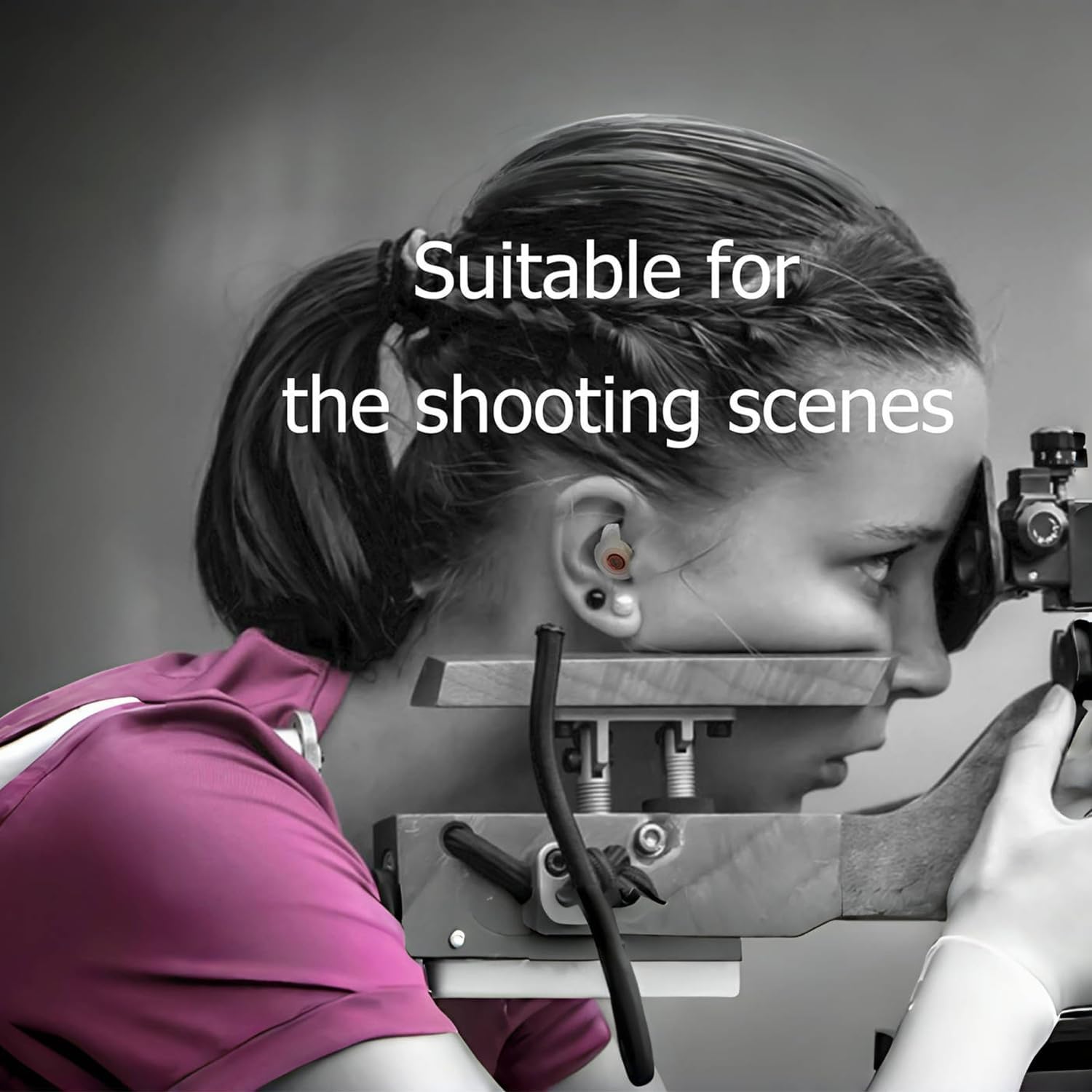 Regine Switzerland Shooting Ear Plugs - 30 dB NRR Impulse Noise Reduction | Reusable Silicone for Outdoor Shooting & Hunting