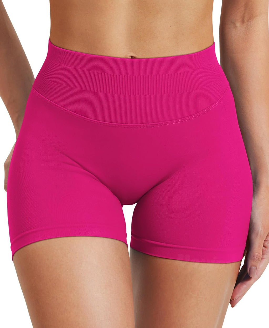 VOYJOY Women's Scrunch Butt Lifting Gym Shorts - Seamless Workout Biker Shorts in 2.5"/3.6"/4.5"/6" Sizes