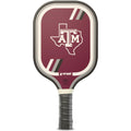 Wombat Pickleball – Texas A&M Pickleball Racquet – Micro-Textured Fiberglass Face, 16mm Honeycomb Core, Cold-Press, 8.8 oz, Reinforced Edge
