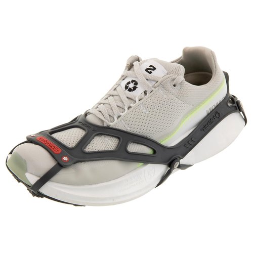 Kahtoola NANOspikes Footwear Traction for ICY Winter Road Running & Walking - Charcoal - Small