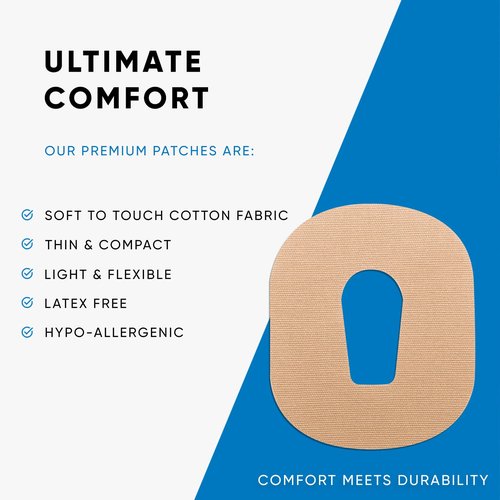 Flexd - Dexcom G6 Over Patches Waterproof (Pack of 30) - Tan