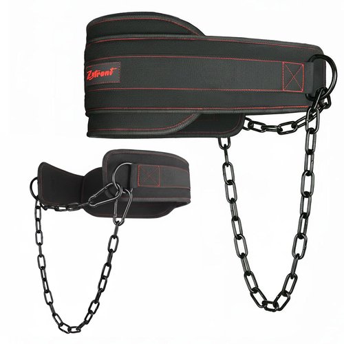 Weightlifting Dip Belt with Chain, Heavy Duty 550-650 lbs Capacity, for Dips and Pull-ups