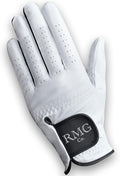 Skiennix Premium Leather Golf Glove - Classic White Design for Men | Left & Right Hand Options