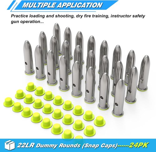 Artemis Snap Caps - Reusable Training Dummy Rounds for Safe Dry Fire Practice | Realistic Weight Options