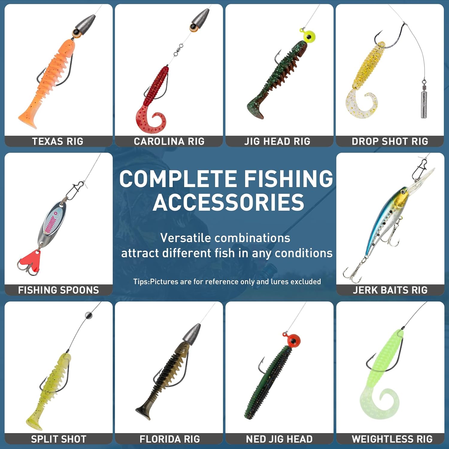 THKFISH Fishing Lures Kit - Complete Bass Fishing Gear with Topwater Baits & Swimbaits | Ideal Gift for Men