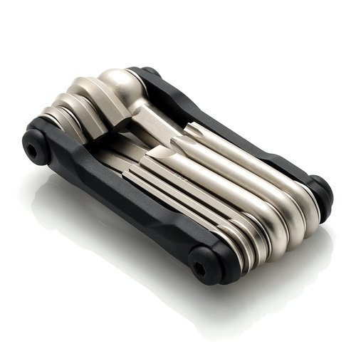 CECO USA 10 Function Bike Tool, Bicycle Multi Tool, Heavy Duty, Compact Pocket Sized, Lightweight, High Strength CR-V 6150 Tool Steel, Easy To Carry, Case Pouch Included, Original