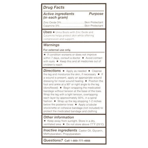 McKesson Unna Boot with Zinc Oxide and Calamine, Non-Sterile, 4 in x 10 yd, 1 Roll
