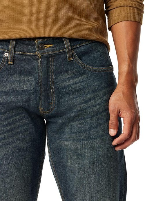 Levi Strauss Signature Gold Men's Straight Fit Jeans - Classic Style | Comfortable Everyday Wear