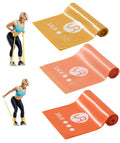 RYTMAT Resistance Bands, 6.5ft Long Non-Latex Elastic Stretch Bands, Exercise Bands for Physical Therapy, Yoga, Pilates, Rehab, Home Gym Workouts, Strength Training (Orange)