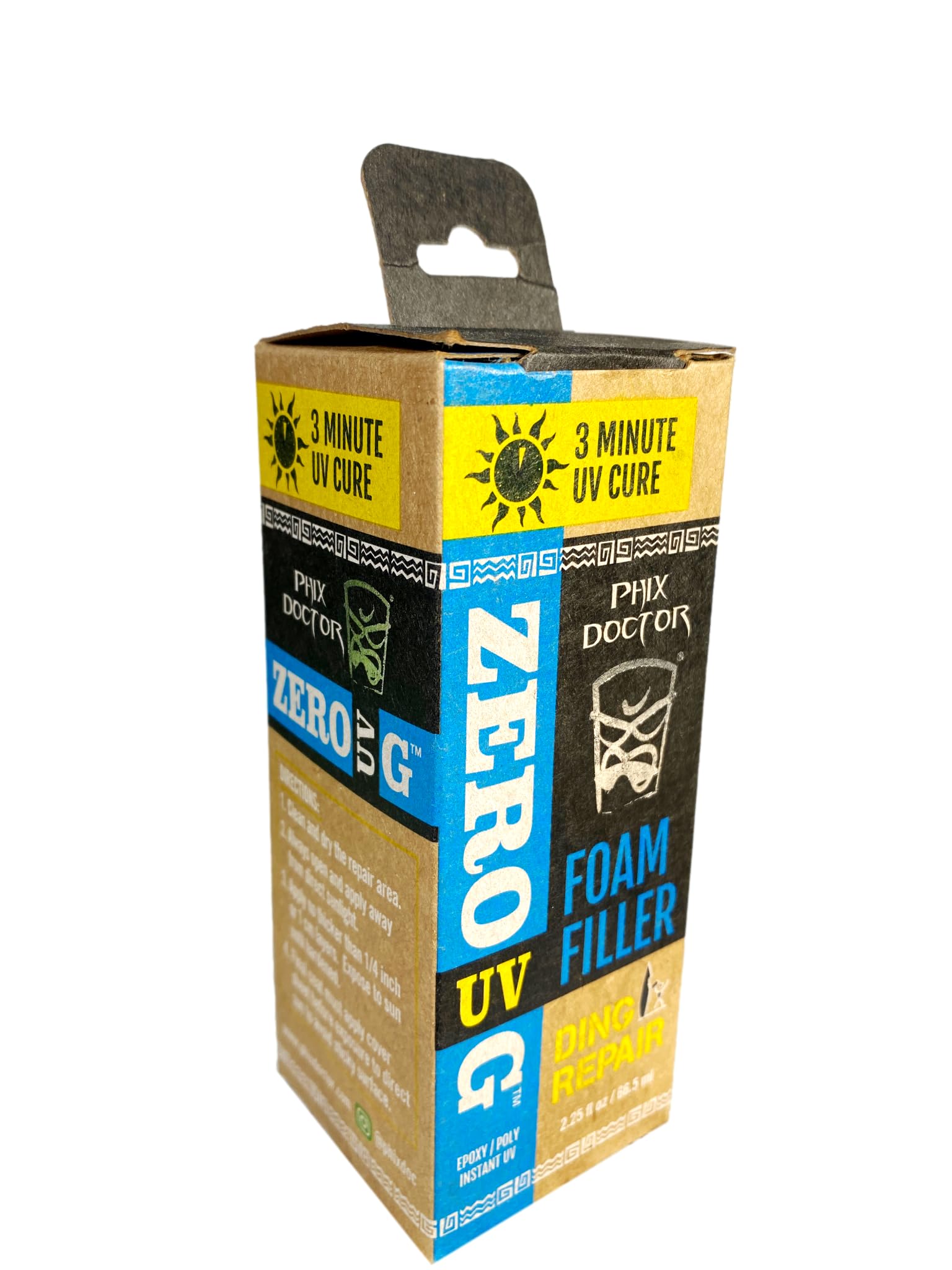 Phix Doctor Zero G UV Foam Filler Epoxy/Poly Surfboard Repair Kit