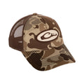 Drake Waterfowl Oval Logo Foam Front Ball Cap - Cotton Front Panels & Visor Mesh Back 6 Low Profile Panels Cap, One Size Fits Most, Old School Timber