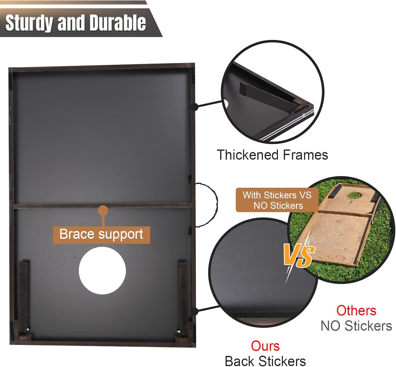 Regulation Cornhole Set by [Brand Name] - 4x2 & 3x2 Boards with Carrying Bags & 8 Bean Bags | Perfect for Outdoor Family Fun