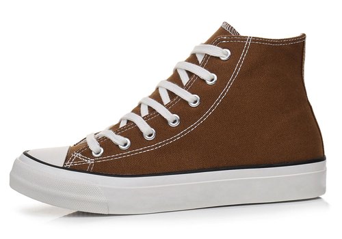 CullForYou Women's Retro Hightop Sneaker Shoe (8.5 M US,Chocolate)