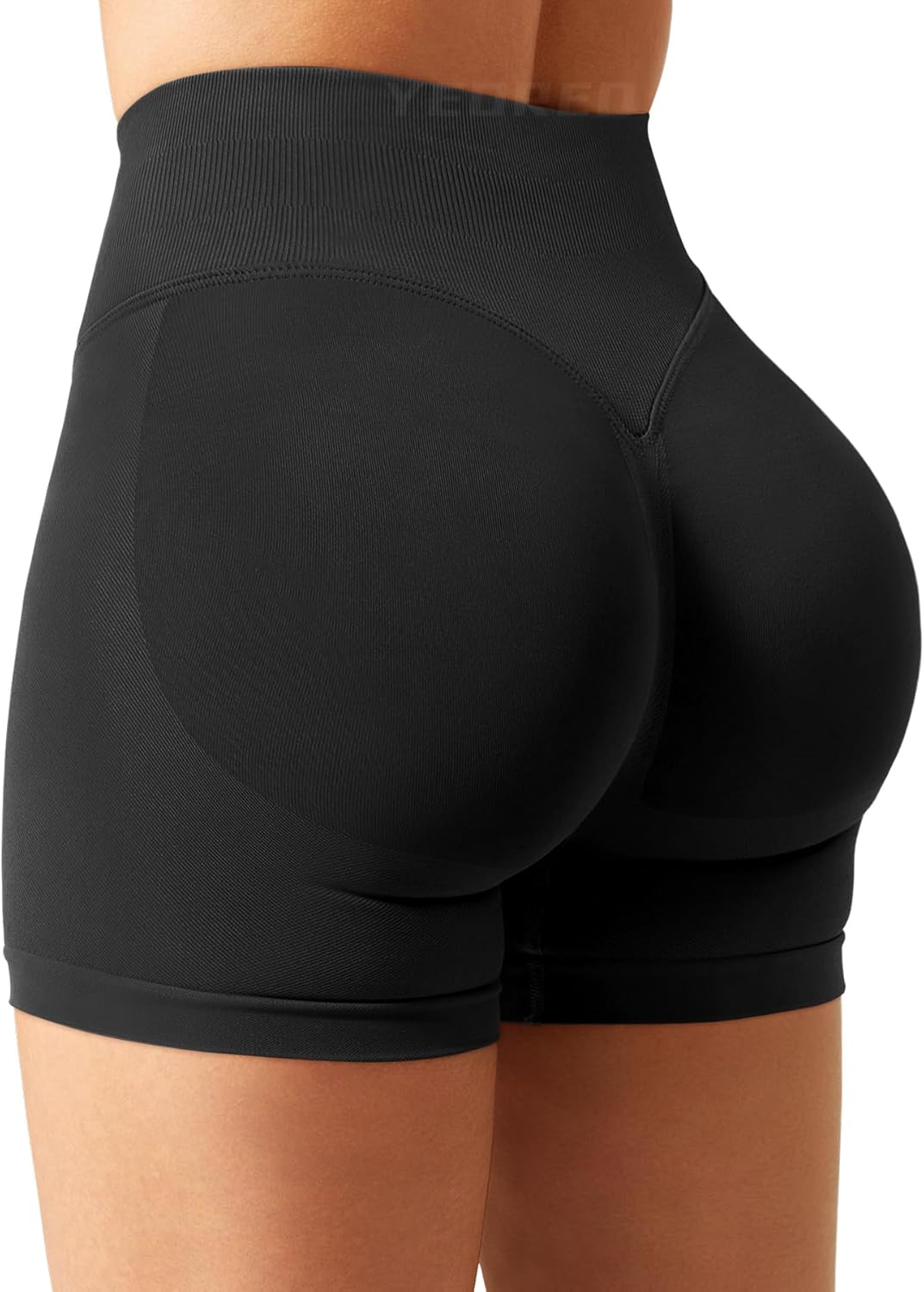 YEOREO SoftHue Women's Workout Gym Shorts - Hidden Scrunch Butt Lifting | Seamless Design, 2.5"-6" Sizes